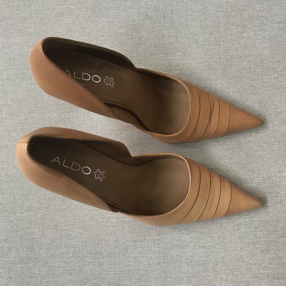 Leather Aldo stilettos